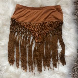 Festival high rise cotton shorts